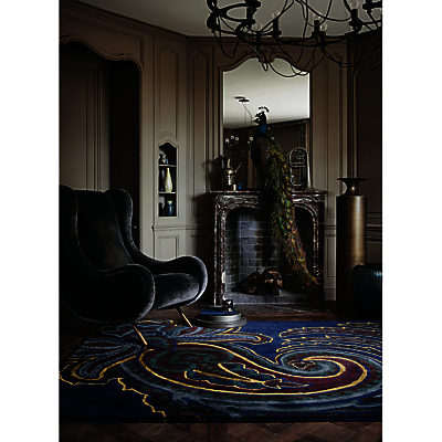 Ted Baker Paisley Rug, Navy